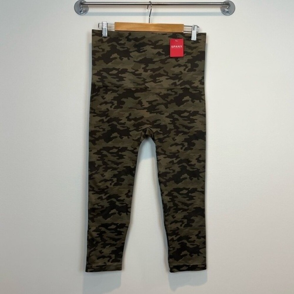 SPANX Look at Me Know LAMN Cropped Dessert Camo Leggings NWT 3X